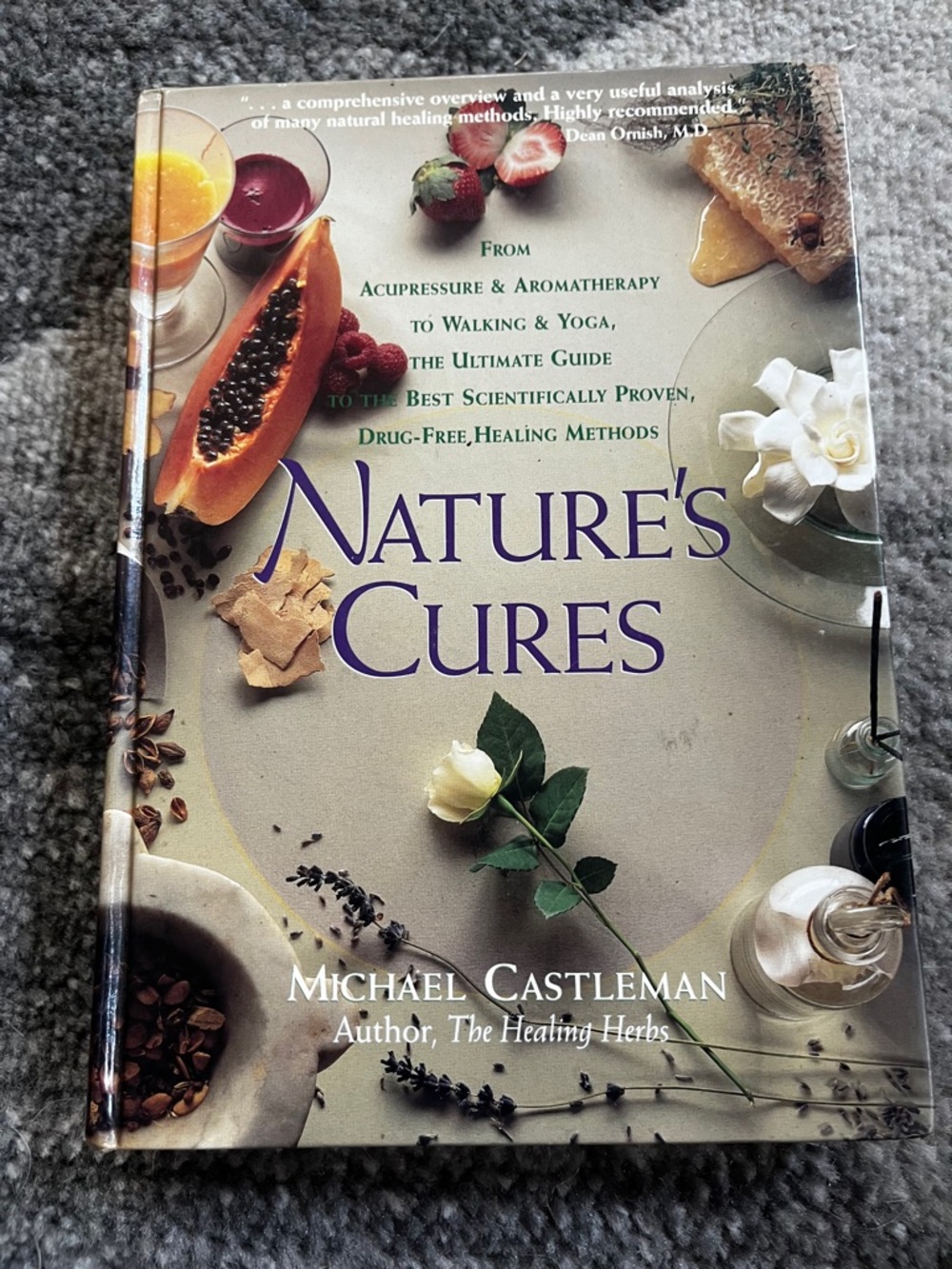 Nature's Cures Hardcover Coffee Table Book - White